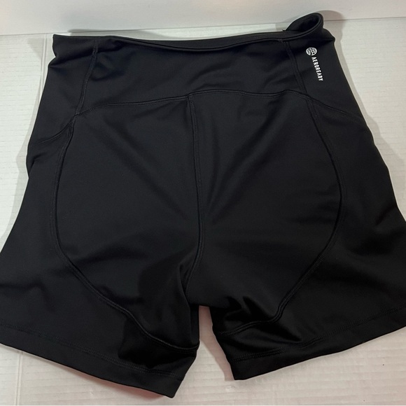 Adidas Shorts Womens Medium Black Aeroready Performance Training Workout Running - Picture 7 of 9